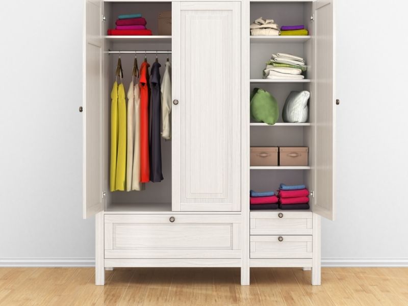 small wordrobe cabinet for small area space